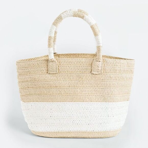 Altru woven straw tote. - Picture 10 of 10